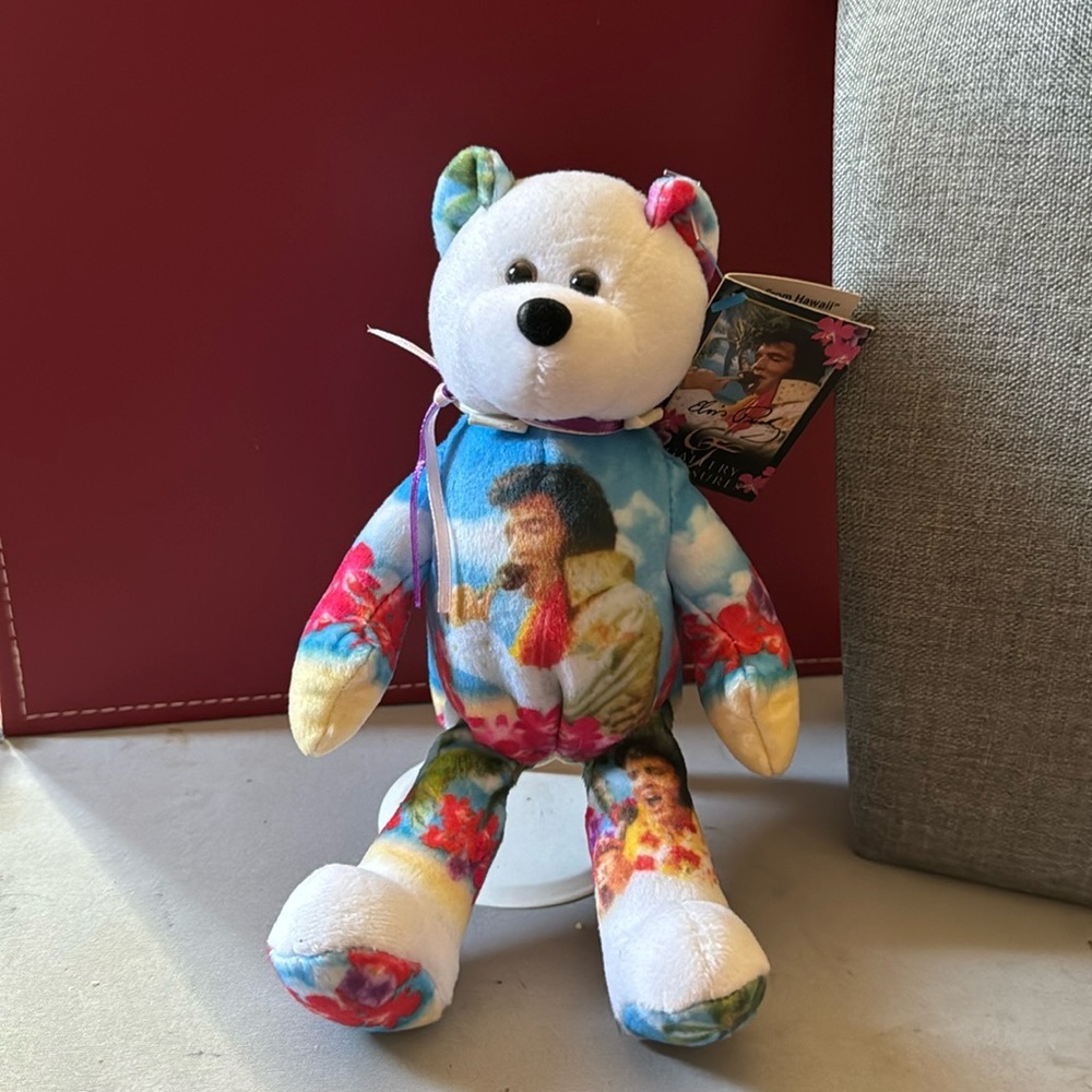Aloha From Hawaii Collectible Elvis Bear  NWT​